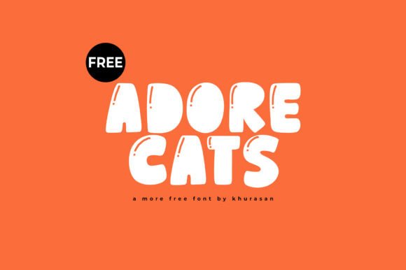 Adore Cats Font for Creative Makers