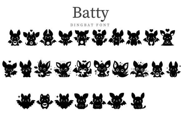 Batty: A Spooky Font for Creative Design