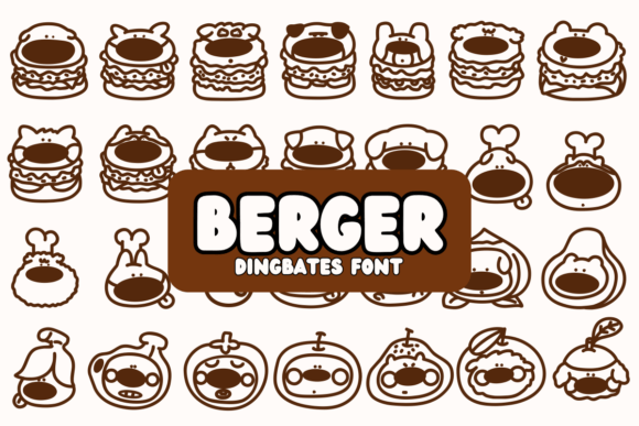 Berger Font: A Playful Typeface for Creative Makers