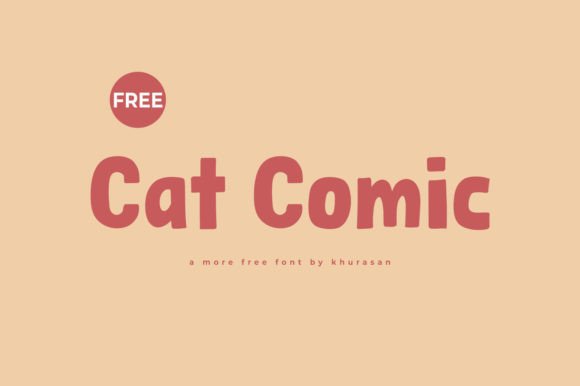 Cat Comic Font for Business Branding