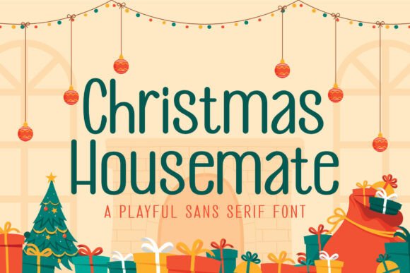 Christmas Housemate Font
