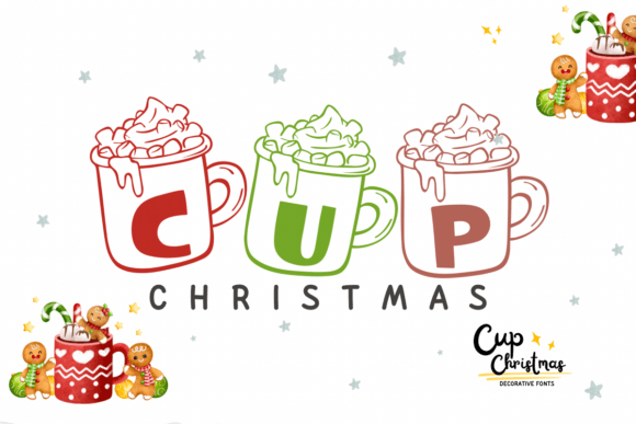 Cup Christmas Font