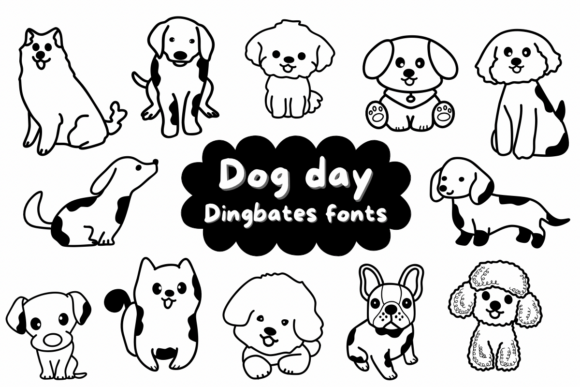 Dog Day: A Playful Font for Creative Projects