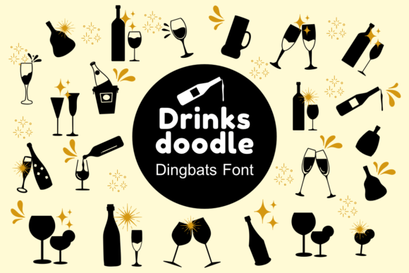 Drinks Doodle: A Fun Font for Creative Campaigns