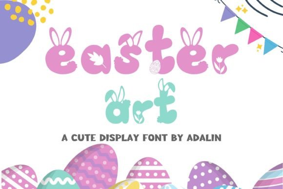 Easter Art Font for Business