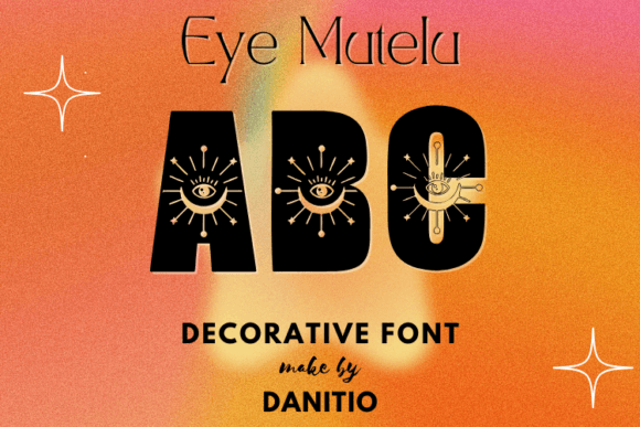 Eye Mutelu: A Bold, Decorative Display Font