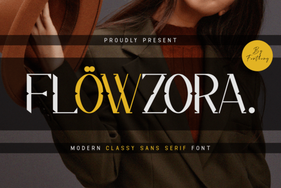 Flowzora: Modern Sans Serif Font