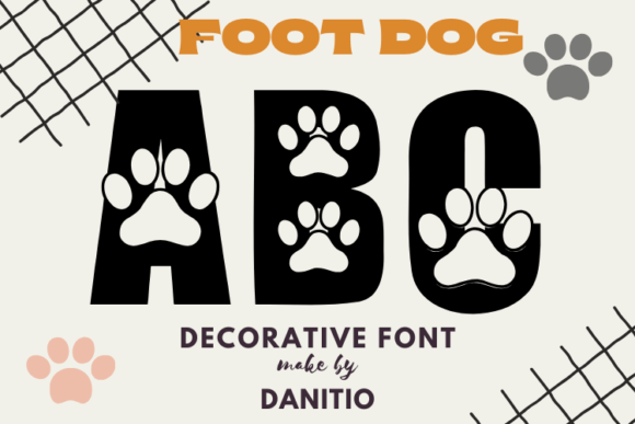 Foot Dog: A Fun Font for Creative Projects