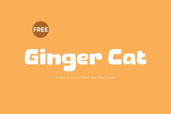 Ginger Cat Font: A Creative Touch