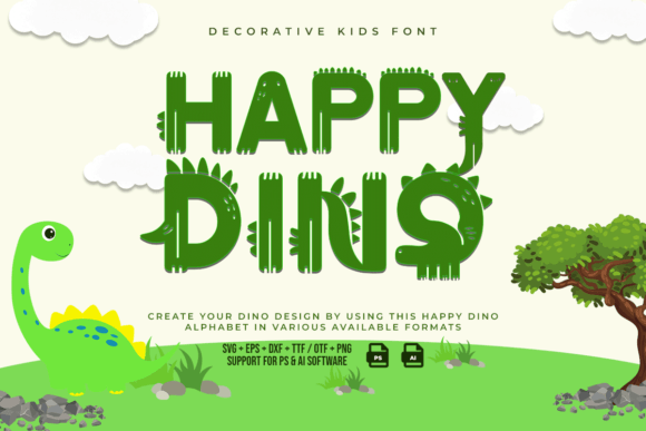 Happy Dino Font: Playful Typography for Creative Projects