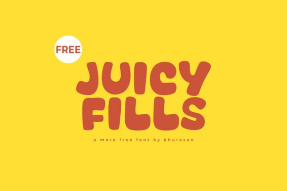 Juicy Fills: A Font for Creative Campaigns