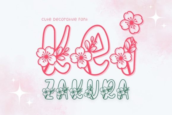 Kei Zakura Font for Web Design