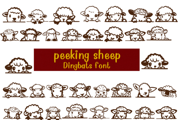 Peeking Sheep Font Review