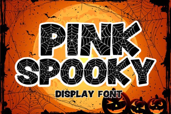 Pink Spooky Font for Halloween Campaigns