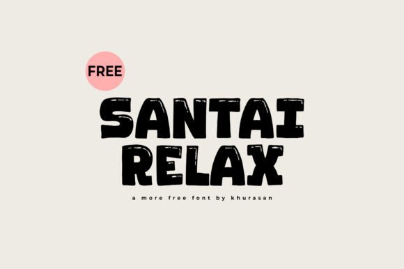 Santai Relax Font for Web Design