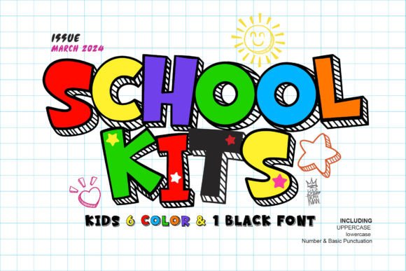 School Kits Font for Creative Publishing
