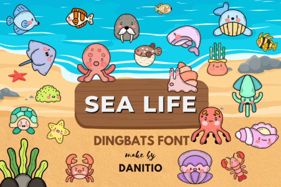 Sea Life: A Creative Dingbat for Designers