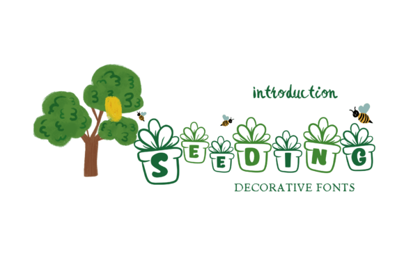 Seedling: A Fun Decorative Font
