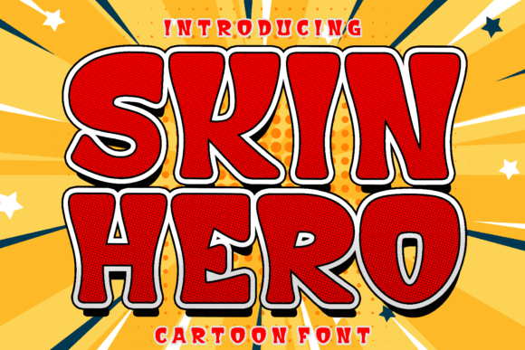Skin Hero: A Joyful Display Font