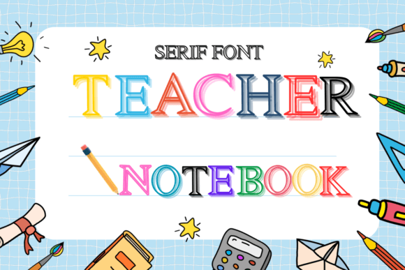 Teacher Notebook Font Review