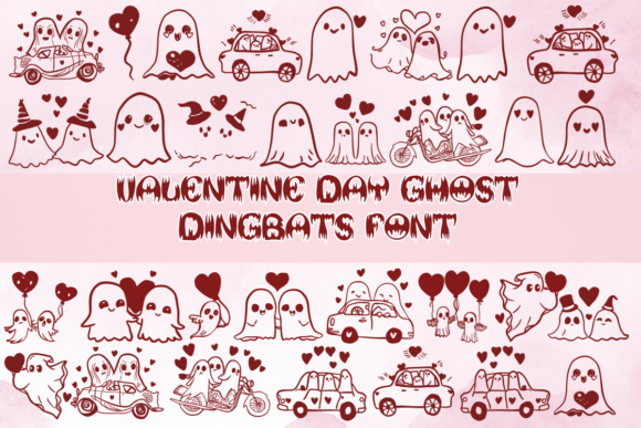 Valentine Day Ghost Font