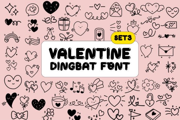 Valentine Doodle 3 Font for Web Design