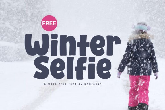 Winter Selfie: A Cute Font for Creative Projects