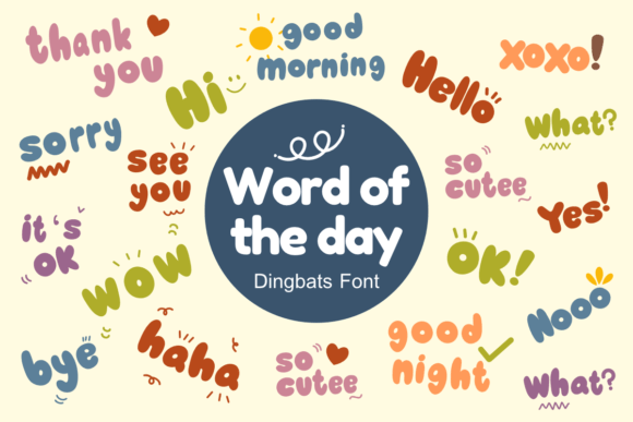Word of the Day Font